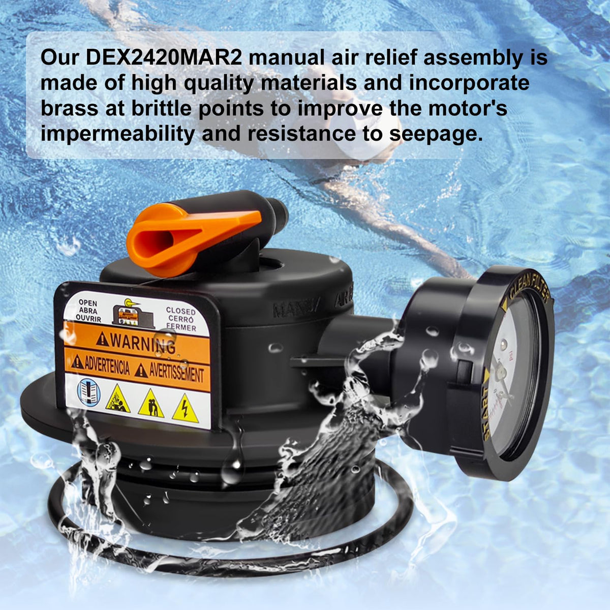 Yueidung 2420MAR2 compatible with Hayward Pro Grid DE and SwimClear filters.