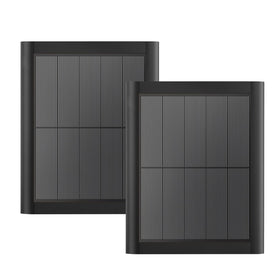 YUELAN Ring Solar Panel 2nd Gen with mount for outdoor charging.