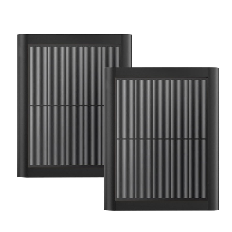 YUELAN Ring Solar Panel 2nd Gen with mount for outdoor charging.