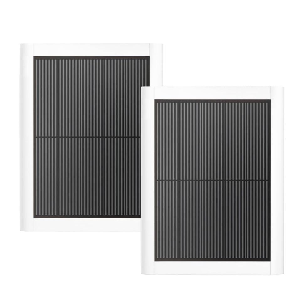 YUELAN Ring Solar Panel 2nd Gen pack powering Ring cameras outdoors.