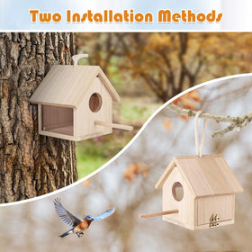 YUEPET acrylic lock system helps keep birds safely inside.