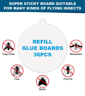 YUEQINGLONG glue board with strong adhesion catches fruit flies on contact