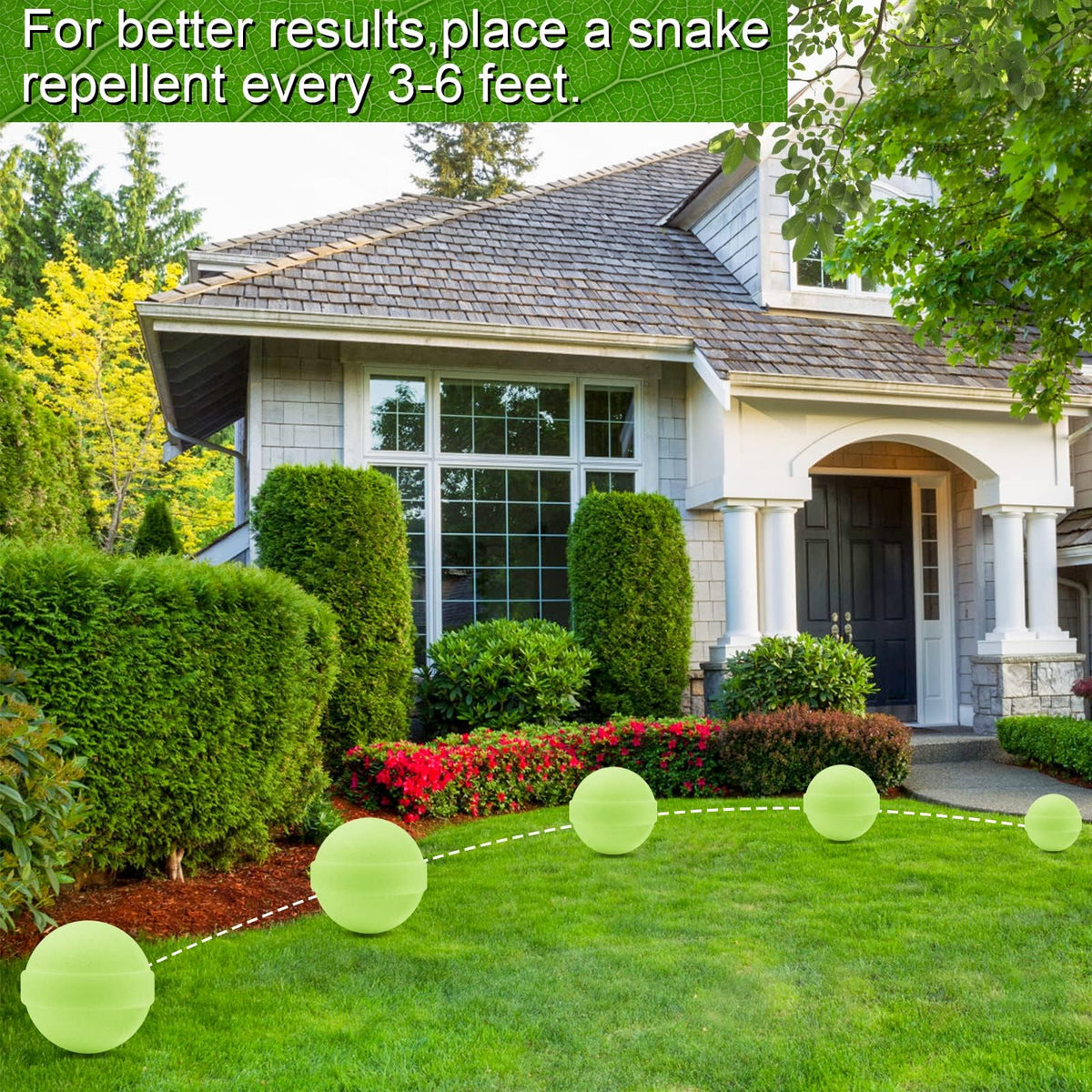 YUEQINGLONG lawn-use snake deterrent pills for home protection.