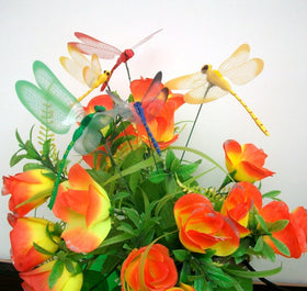 Yueton assorted color dragonflies offer flexible decorating options