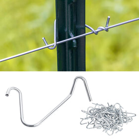Yukibefo T-Post Clips 500-piece packaging for fencing projects