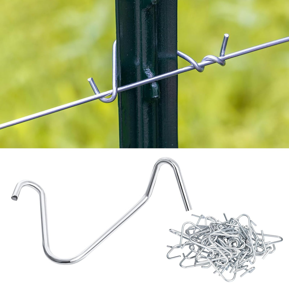 Yukibefo T-Post Clips 500-piece packaging for fencing projects