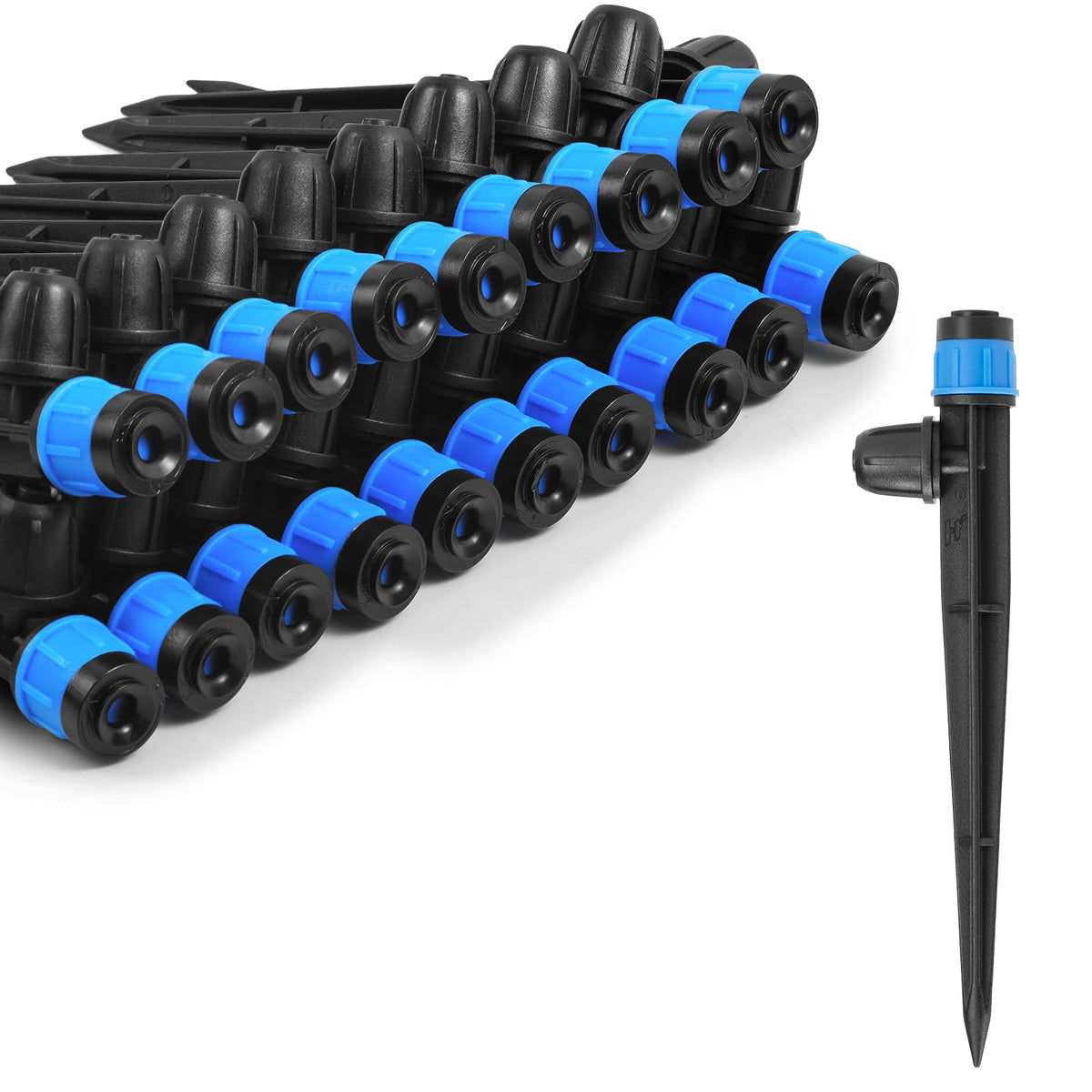 Yulaiyoen adjustable drip irrigation dripper vortex for precise garden watering.