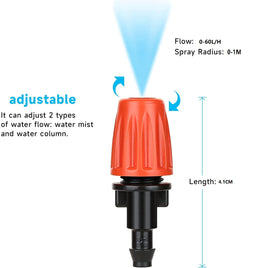 Yulaiyoen atomizing nozzle delivers fine mist for greenhouse watering