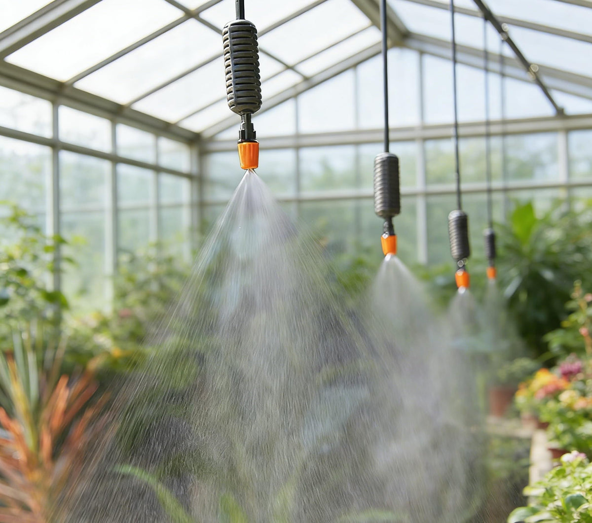 Yulaiyoen garden and greenhouse misting emitters support efficient irrigation