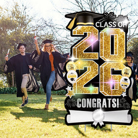 Yuleglowix outdoor graduation decor enhances ceremony setting