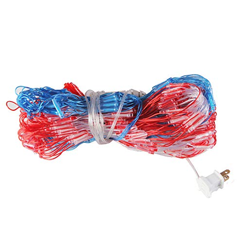 YULIANG flag lights plug-in setup with 6.5 ft cord for flexible placement.