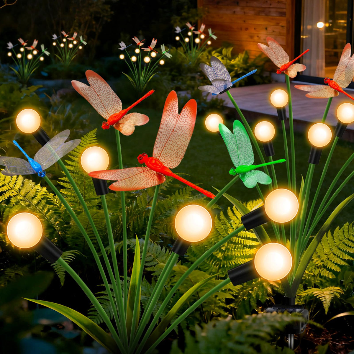 Yulloyello ABS yard lights offer long-lasting, durable outdoor decoration.