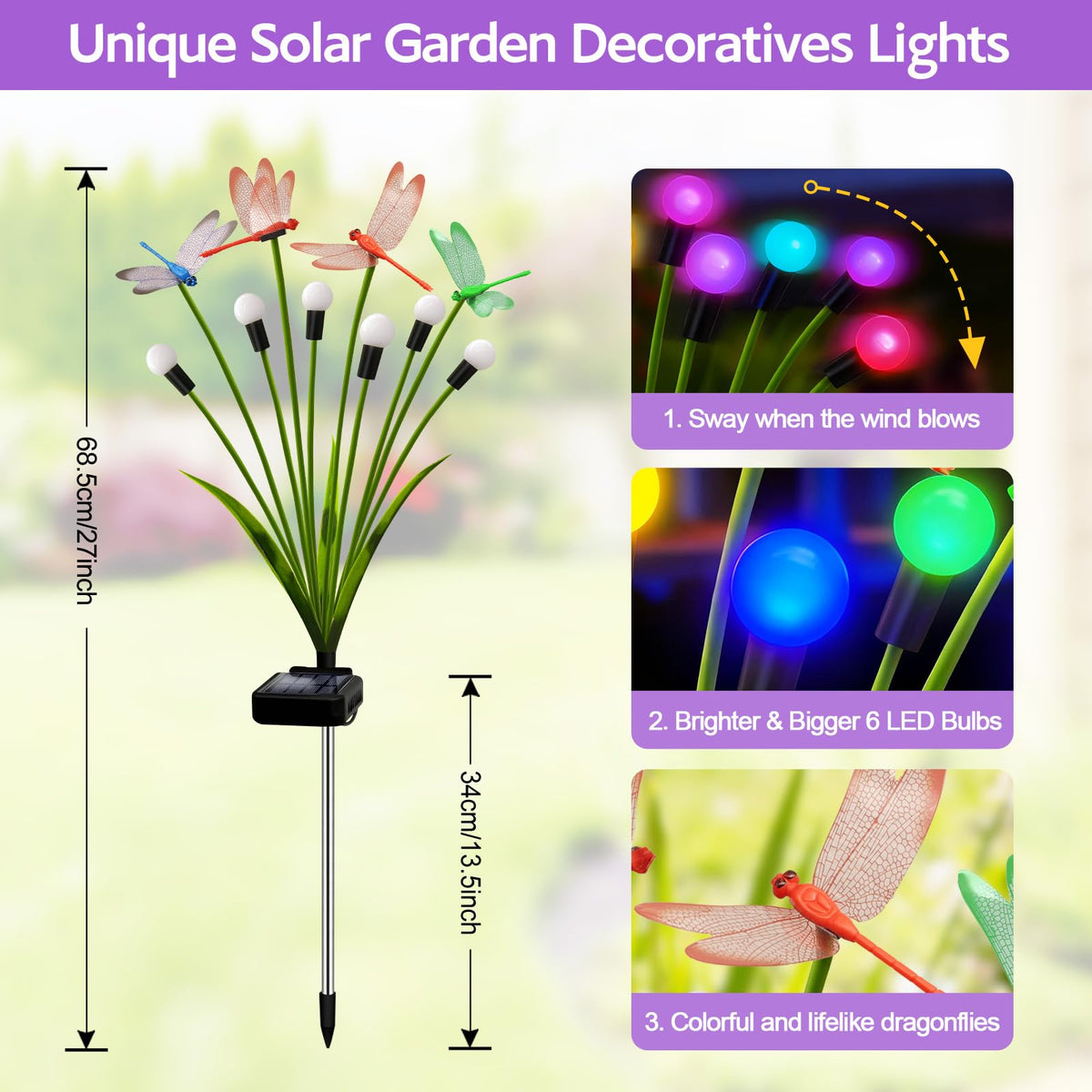 yulloyello solar firefly lights on patio add whimsical night glow
