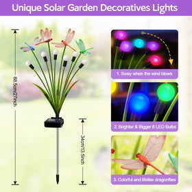 yulloyello solar firefly lights on patio add whimsical night glow