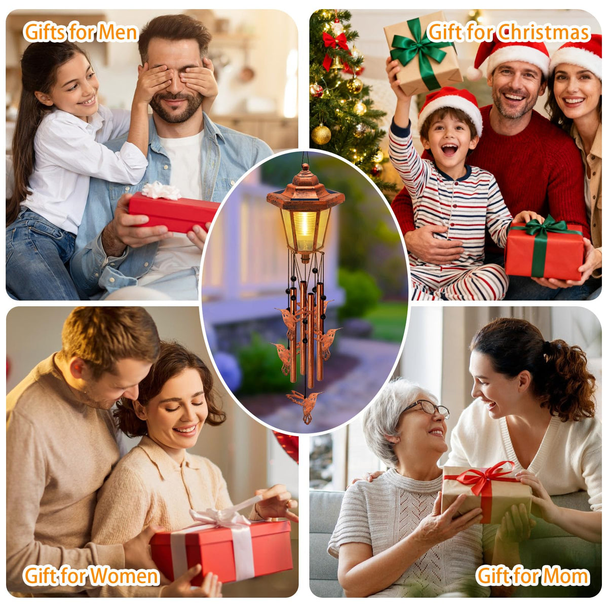 Yulloyello solar lantern hummingbird illuminates patios after sunset