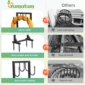 Yumatum 43.1 inch height enables comfortable use without bending.