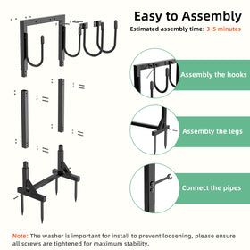 Yumatum installation guide included for easy assembly.