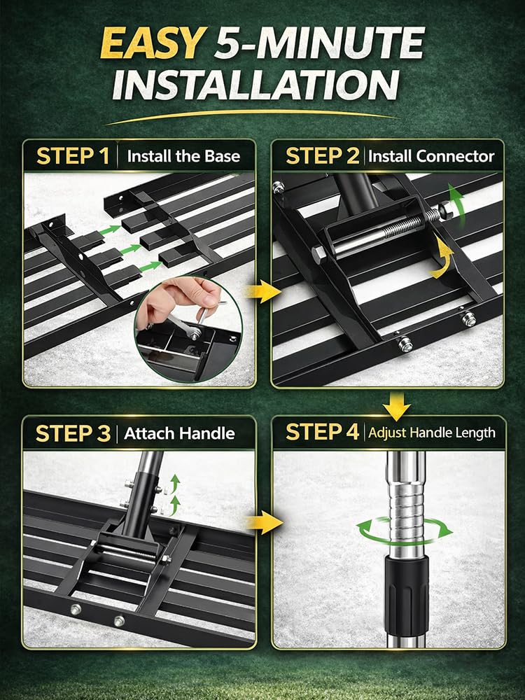 Angle adjustable head enables versatile leveling from 0 to 180 degrees.