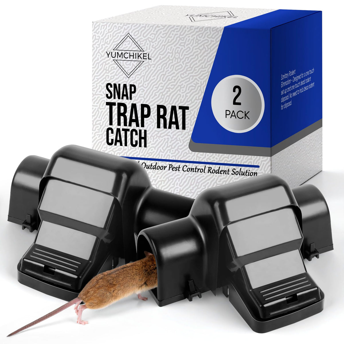 Yumchikel family-safe trap design minimizes accidental engagement for households.