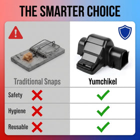 Yumchikel trap for outdoor use with weather-resistant performance.