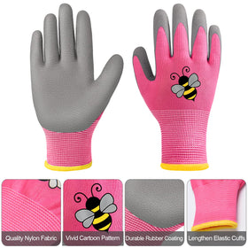 Yumoin green gloves made of breathable nylon for comfortable all-day wear