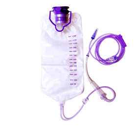 YUMOOOO 1200ml drip bag capacity for precise irrigation control.
