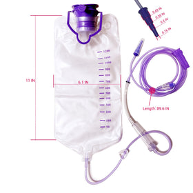 YUMOOOO drip bag with ice pocket keeps liquids cool during use.