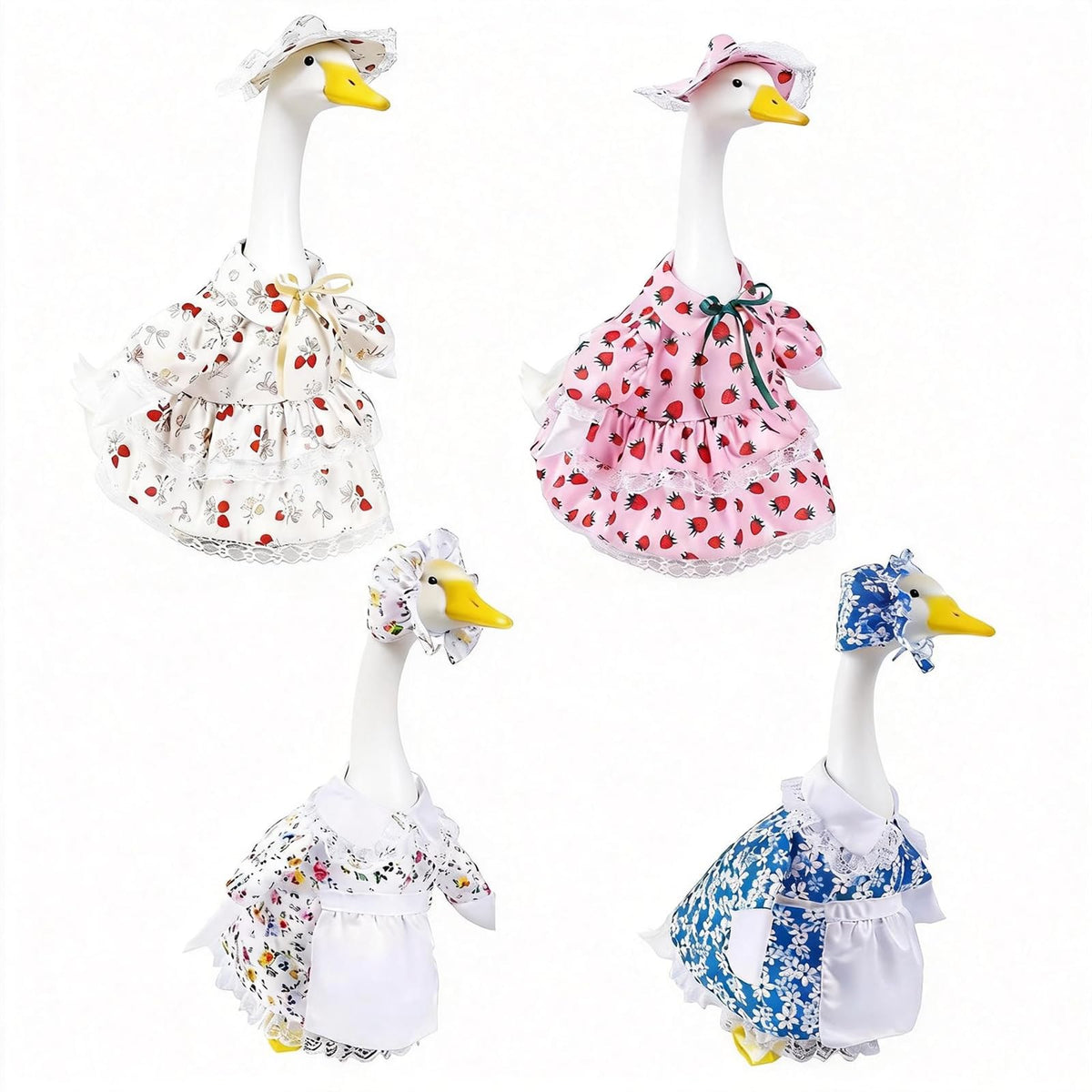 Yumoxuz porch goose outfits Easter — durable year-round yard decor