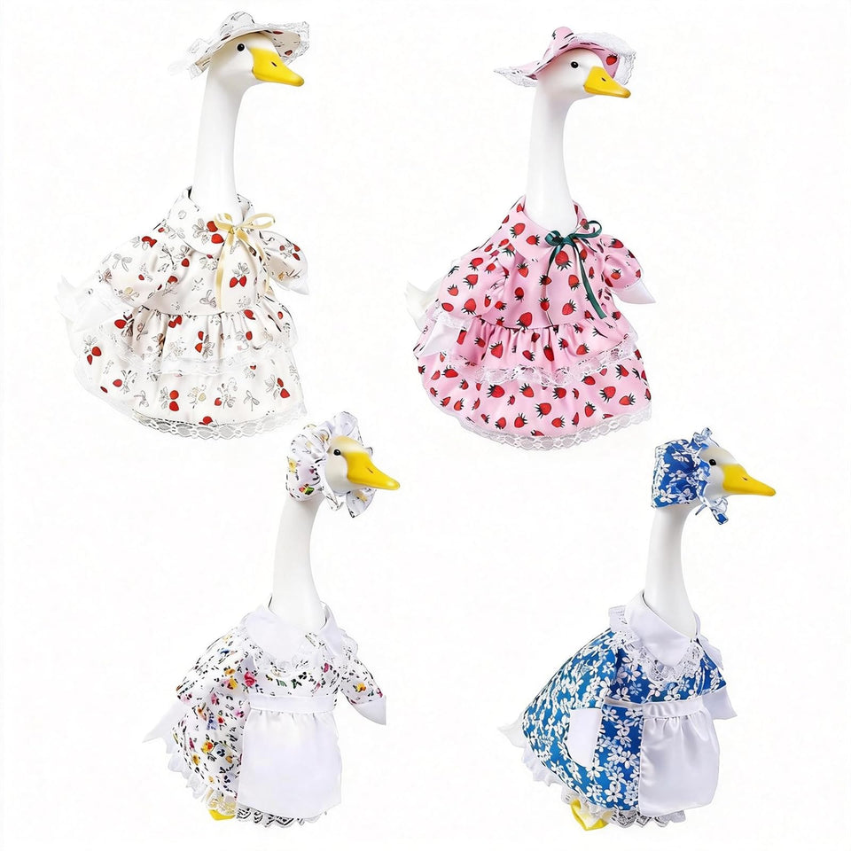 Yumoxuz porch goose outfits Easter — durable year-round yard decor
