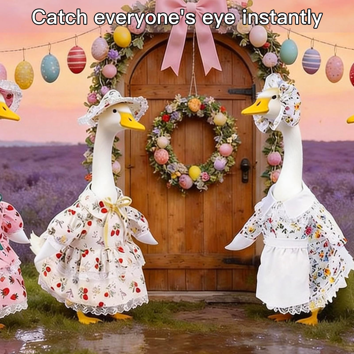 Yumoxuz porch goose outfits garden maid dress — classic style