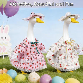 Yumoxuz porch goose outfits Hawaiian Day — playful tropical ambiance
