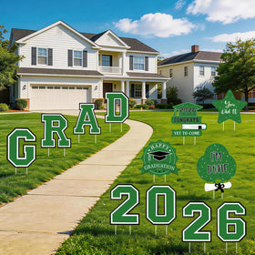 Yunfan 2026 badges and caps image brighten lawns for celebrations.