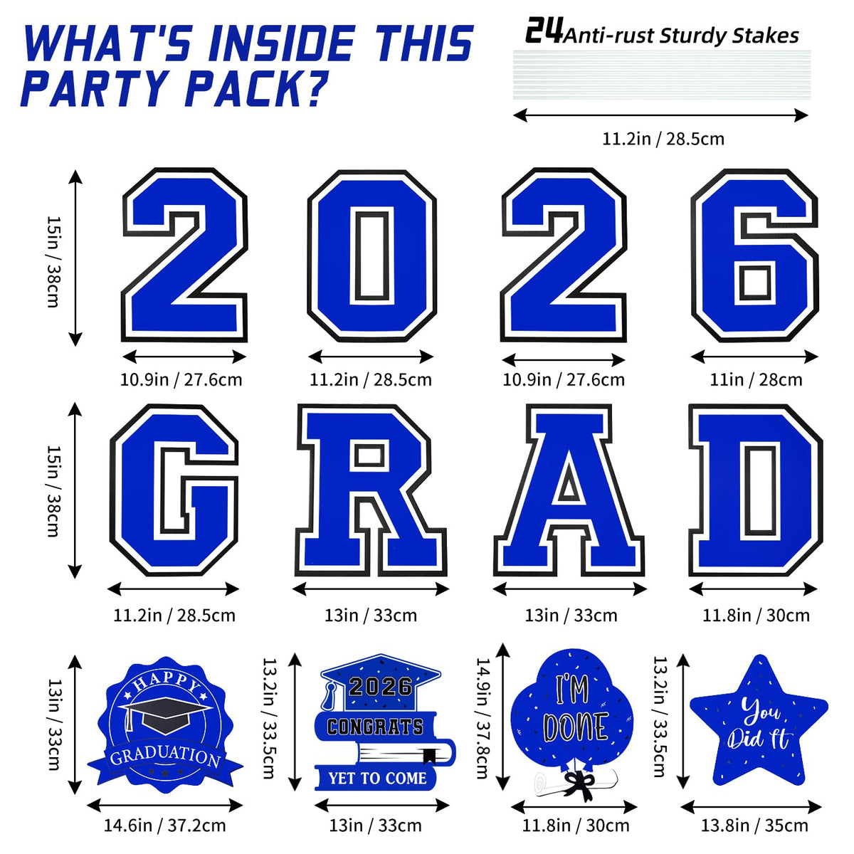 Yunfan GRAD letter sign creates a bold photo-worthy display