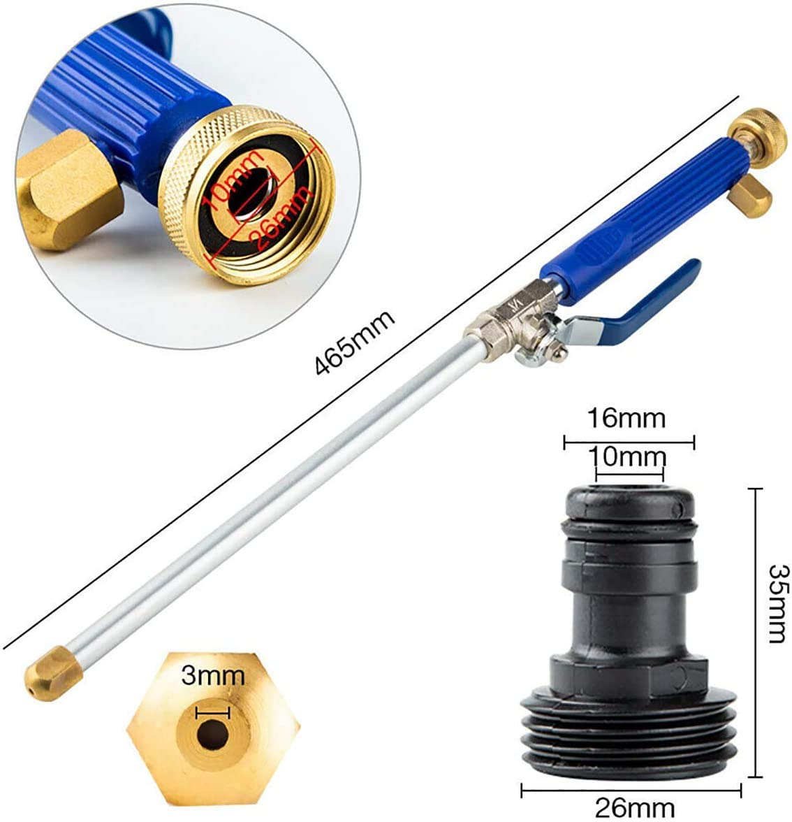 YunGuoGuo gutter cleaning wand demonstrates safe roof-edge access.