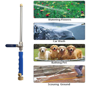 YunGuoGuo flexible hose connection ensures easy hose attachment to standard hoses.