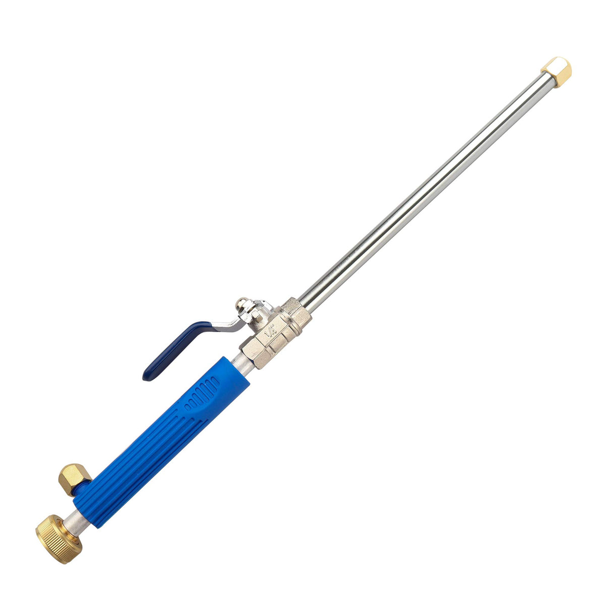 YunGuoGuo extendable wand at 28 inches helps reach gutters and roofs.