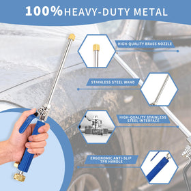 YunGuoGuo Wand jet nozzle with dual tips for versatile spraying.