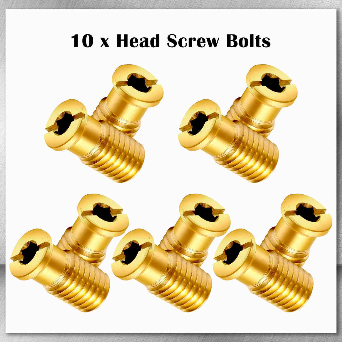 Packaging image of YUNVI 10-piece pool screws for anchors