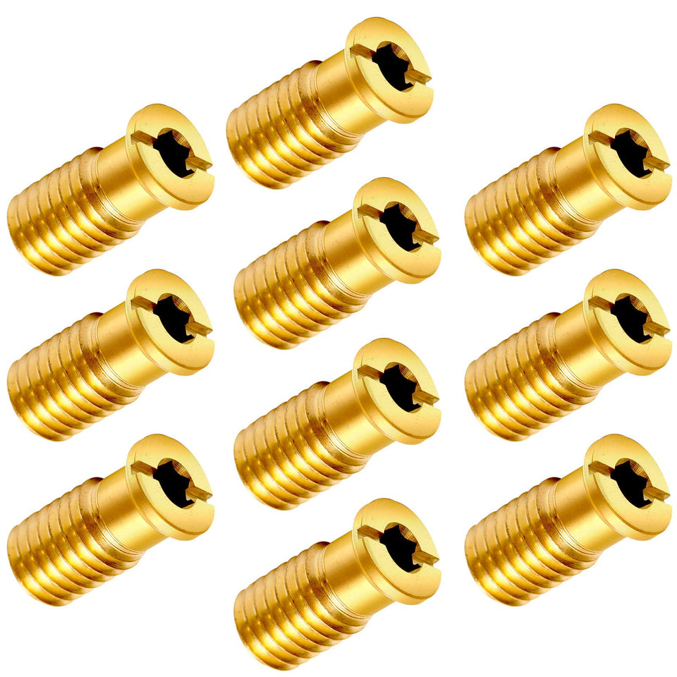 YUNVI brass pool cover anchors screws pack for durable installation on concrete pools
