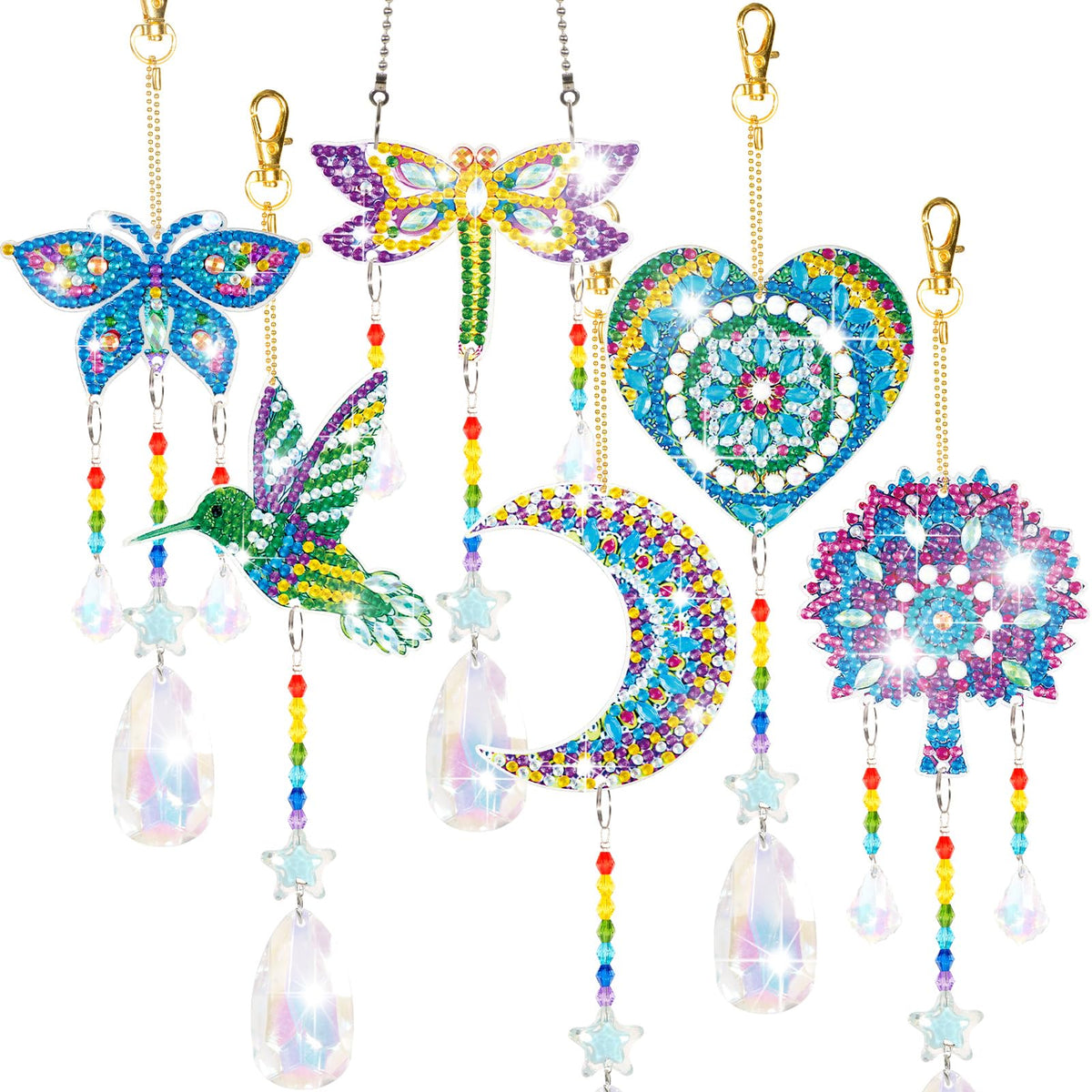 YUNVI diamonds paintings suncatcher butterfly reflects light for vibrant window decor