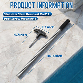 YUNVI hex key 4.7 inch for precise anchor adjustments.