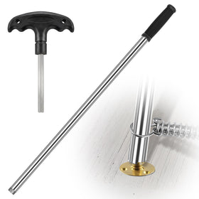 YUNVI pool cover rod with extended reach for quick installation.