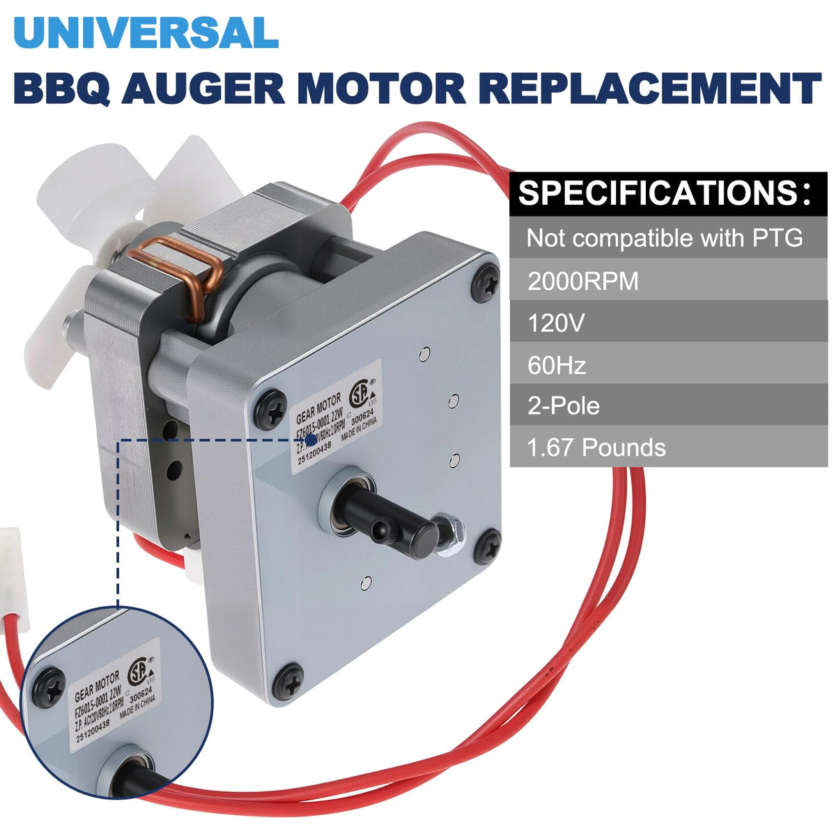 Yunziling plug-and-play installation demonstrating quick motor replacement.