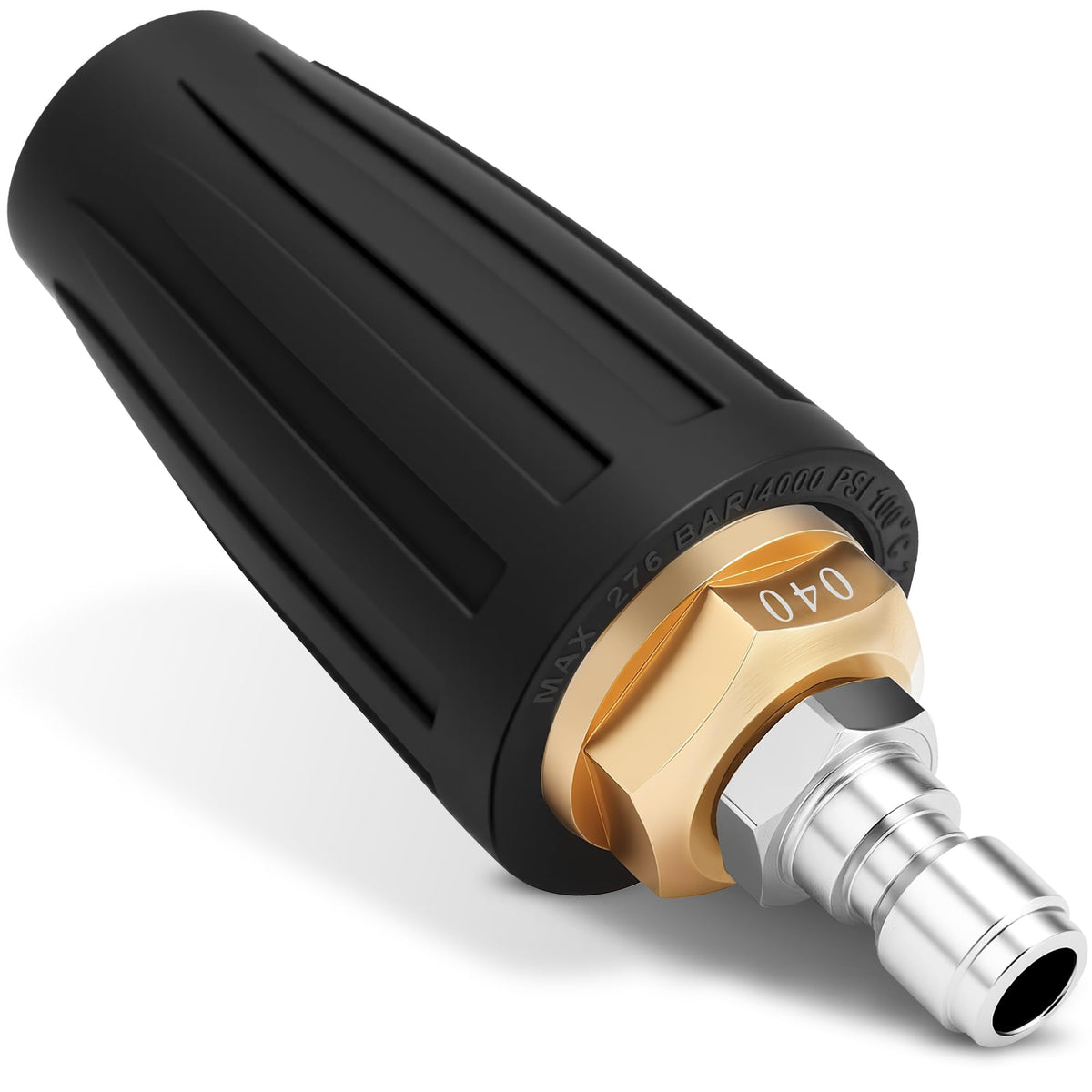 Yupjlia Turbo Nozzle rotates to deliver a deeper clean on brick and concrete surfaces