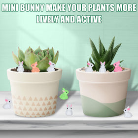Yuronam tiny rabbit for micro landscapes and displays.