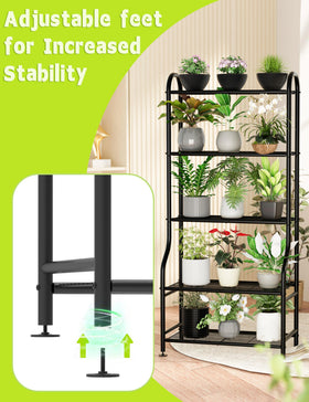 Yutrchey 65-inch tall stand ideal for compact rooms and balconies.