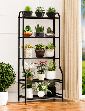 Yutrchey carbon steel frame offers sturdy durability for indoor and outdoor use.