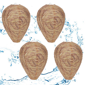 Yuvrwink 4-pack wasp nest hanging, a simple garden deterrent option.