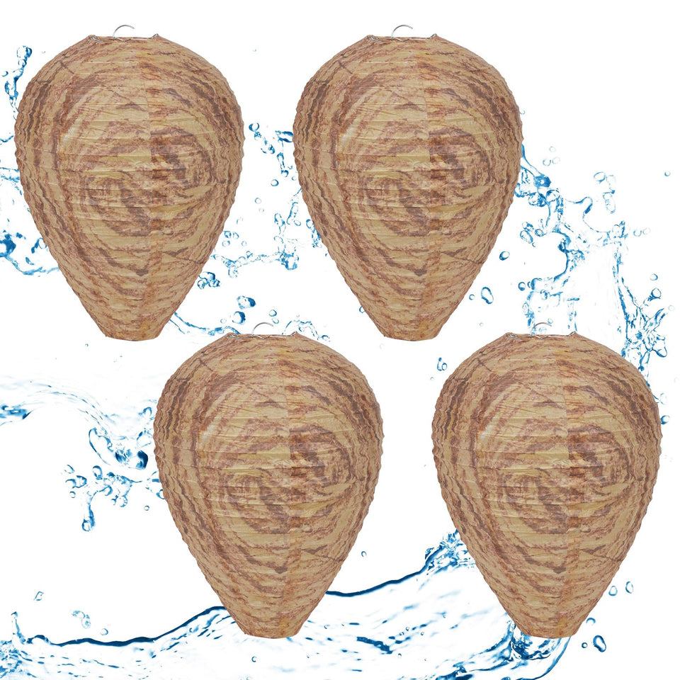 Yuvrwink 4-pack wasp nest hanging, a simple garden deterrent option.