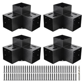 YVHFWOY 4x4 bracket assembly for durable outdoor framing